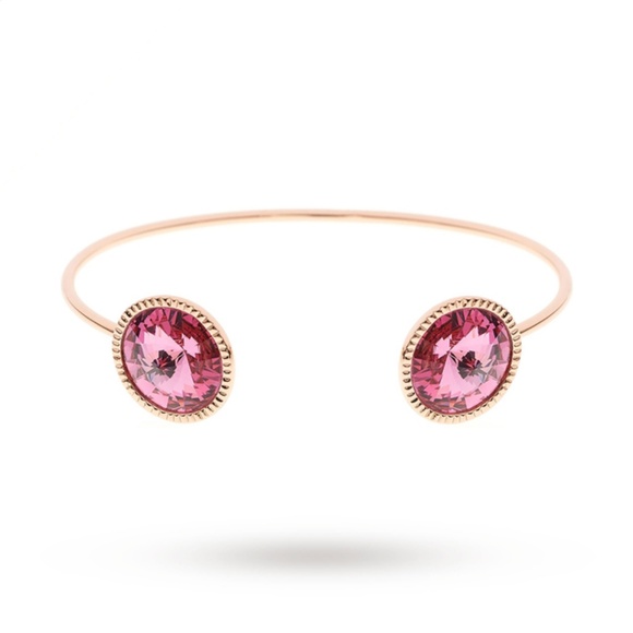 Ted Baker Jewelry - Ted Baker Rose Gold Revenna Rivoli Crystal Cuff